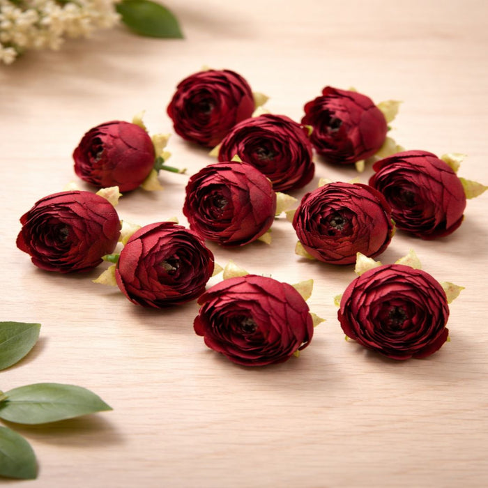 Artificial Peony Rose Flower Head -4 cm