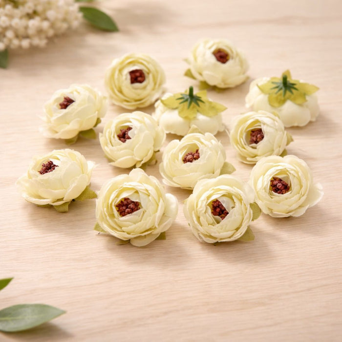 Artificial Peony Rose Flower Head -4 cm