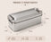 Premium Tin Material Packing Box (15×6×6 cm) | Food Container for Fruits,Desserts, Snacks, Gifting ,Tiffin, Picnic & Travel ( Not For Liquids )