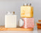 Premium Star Shape And Square Shape Transparent Storage Jar with Lid | Cute Candy Jar, Dry Fruit Container, Gift Packing Jar for Kids & Hampers