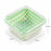 Transparent Square Food Container Box with Lid | Disposable Snack Box | Cake, Dry Fruits, Mukhwas Packaging Box | 12×12×6.5 cm