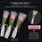 Artificial Twister (Pipe Cleaner ) Tulip Flower Bouquet | Single Wrapped Tulip Gift Set with Transparent Packing | Ready-to-Gift Flower for Valentine, Wedding & Return Gifts