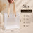 Transparent Gift Bag with Handle | Premium Plastic Hamper Bag for Gifting, Return Gifts & Packaging