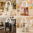 Medium Transparent PVC Gift Bag with Handle |7.5x9x4.5 inch Premium Carry Bag for Hampers, Gifting & Packaging | Available in White, Maroon, Orange & Blue