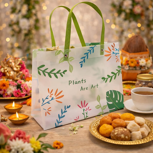 Big size (32 X 14 X 35 CM)Translucent Bags Goodie Bags With Handle Gift bag, hamper bag, Carry Bags, shopping gift bag, gift for Gifting, Presents, Return Gifts, Birthday, Party, Festivals (Big) (Copy)