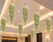 Artificial Hanging Flowers for Home Decor, Pink Flower Vine Garland for Wall, Door, Balcony, Garden, Wedding, Party, Mandap, Room, Office & Festival Decoration