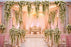 Artificial Hanging Flowers for Home Decor, Pink Flower Vine Garland for Wall, Door, Balcony, Garden, Wedding, Party, Mandap, Room, Office & Festival Decoration