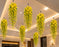 Artificial Hanging Flowers for Home Decor, Pink Flower Vine Garland for Wall, Door, Balcony, Garden, Wedding, Party, Mandap, Room, Office & Festival Decoration