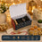 Royal Sandook Premium Printed Curved Gift Hamper Box with Handle | Luxury Festive Packaging Box for Raksha Bandhan, Diwali, Wedding & Return Gifts