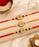 Premium Pearl Kundan Rakhi Charms | Square Mirror Design | DIY Rakhi Making Supplies | Bracelet, Lumba & Craft Decoration