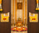 2 Pair Shubh Labh | Cow, Lotus, Elephant & Peacock Design | Decorative Entrance Door  | Pooja Room, Home, Office & Diwali Decoration
