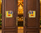 2 Pair Shubh Labh | Cow, Lotus, Elephant & Peacock Design | Decorative Entrance Door  | Pooja Room, Home, Office & Diwali Decoration