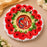 Handmade Floral Rakhi Platter/Pionee Platter  – Decorative Flower Rakhi Tray with Artificial Roses  for Wedding, Engagement | Pooja Platter, Center Table Decor,Gifting ( Rakhi Platter with Rakhi And Roli Chawal )