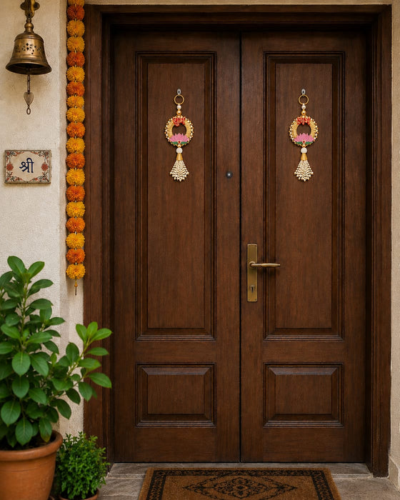 1 Set Shubh Labh Door Hanging For Festive Season  | Decorative Wall & Main Door Hanging