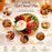 Handcrafted Rakhi Roli Chawal Thali (4 inch) with Gatt Nariyel, Roli Chawal  | Festive Raksha Bandhan Platter