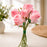 Artificial Rose Flower for - Home, Office, Bedroom, Balcony, Table Display, Living Room Decoration and Craft Corner (Without Vase Pot)