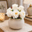 Artificial Rose Flower for - Home, Office, Bedroom, Balcony, Table Display, Living Room Decoration and Craft Corner (Without Vase Pot)