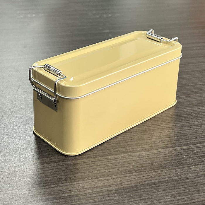 Premium Tin Material Packing Box (15×6×6 cm) | Food Container for Fruits,Desserts, Snacks, Gifting ,Tiffin, Picnic & Travel ( Not For Liquids )