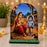 13 Pcs MDF Krishna Jhanki  Cutout  Set with stand   (Approx. 4 x 5 Inch) | Bal Krishna Leela Mini Table Top Decor for Janmashtami, Krishna Jhula, Mandir, Pooja & Festival Decoration
