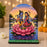 13 Pcs MDF Krishna Jhanki  Cutout  Set with stand   (Approx. 4 x 5 Inch) | Bal Krishna Leela Mini Table Top Decor for Janmashtami, Krishna Jhula, Mandir, Pooja & Festival Decoration