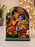 13 Pcs MDF Krishna Jhanki  Cutout  Set with stand   (Approx. 4 x 5 Inch) | Bal Krishna Leela Mini Table Top Decor for Janmashtami, Krishna Jhula, Mandir, Pooja & Festival Decoration