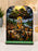 13 Pcs MDF Krishna Jhanki  Cutout  Set with stand   (Approx. 4 x 5 Inch) | Bal Krishna Leela Mini Table Top Decor for Janmashtami, Krishna Jhula, Mandir, Pooja & Festival Decoration