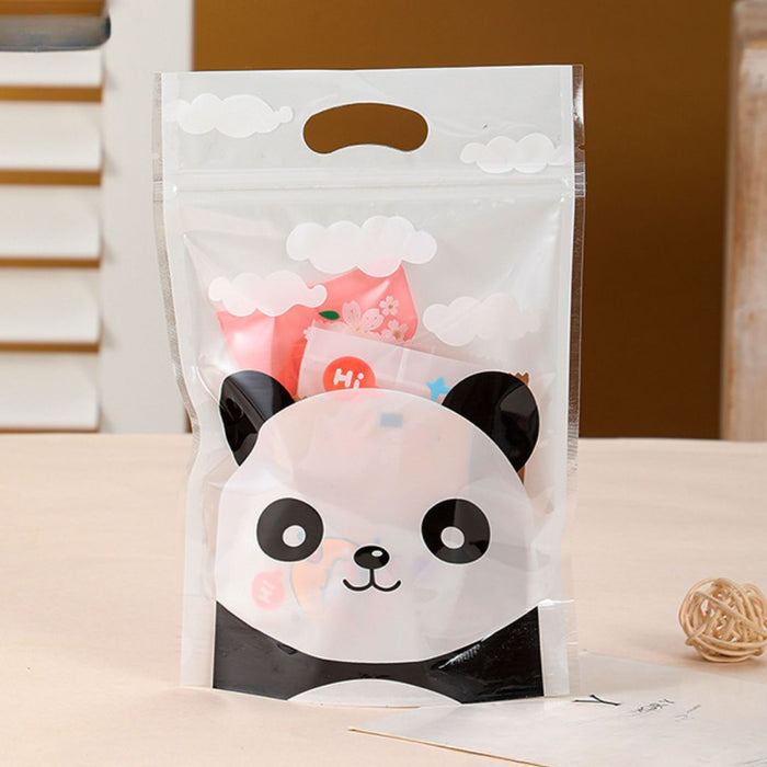 Small Random Ziplock Goodie Pouches With Handle For Gifting, Return Gifts, Birthday, Baby Shower, Party Pouches | Chocolate & Dry Fruit Packing, Gifting Pouch