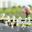 Satyam Kraft 10 Pcs Elves Miniature Set for Unique Gift,Home, Garden Decor Decorative Showpiece - 3.6 cm  (Resin, Clear)