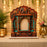 3D Look Ganpati Backdrop MDF | 3 Royal Designs – Elephant, Peacock & Palace | Decorative Backdrop for Ganpati Decoration, Mandap, Pooja & Home Temple  Description