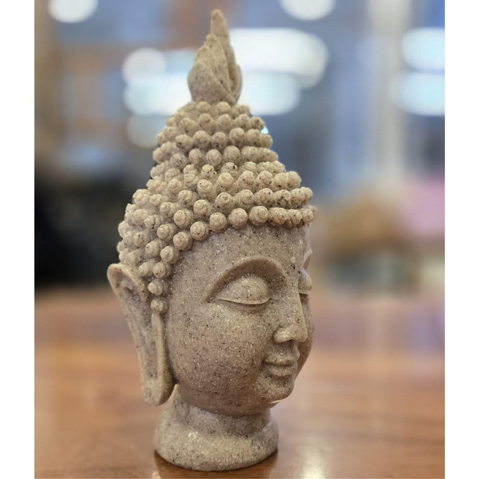 1 Piece Buddha Statue for Home Decor, Living Room, Office Desk, Table, Bedroom Corner Showpiece, Gifts Items Face Budha Head (Pack of 1) (Model 2)