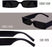 SATYAM KRAFT Trendy Sunglasses for Men and women UnPolorized Latest and Stylish Frame Goggles Vintage fashion,Eye Protection Size-Medium (Pack of 1)(Black)