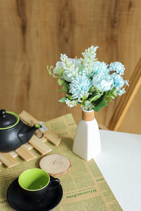 Artificial Multiflora Flower Roses Sticks Bunch decorative items for Decoration, Craft Items Corner (Without Vase Pot)