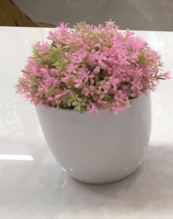Artificial Bonsai Flower Tree with Pot for Home Decor, Room Decorations, Living Room Table Decoration Plants and Craft Items Corner