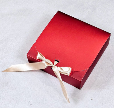 6 Pcs Big Multipurpose Decorative Paper Folding Storage Gift Box | Perfect for Wedding Gifts, Return Gifts, Birthday Hampers, Chocolates, Dry Fruits & Wedding Favors (24x24x6