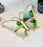 1 Pc Butterfly Shaped Fiber Wall Mirror Hanging Frame for Home Decor, Hanging in Bedroom, Living Room with Hook for Hanging for Decor.