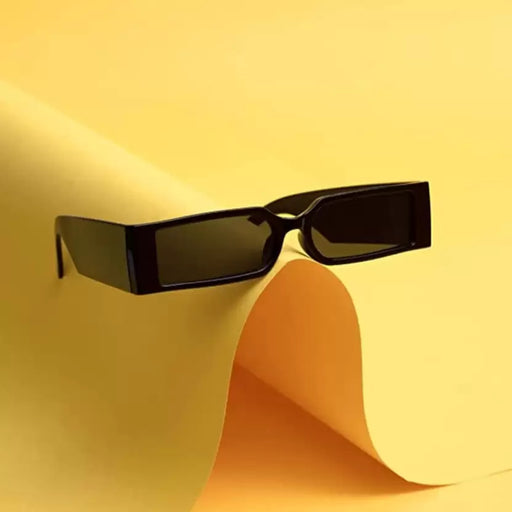 SATYAM KRAFT Trendy Sunglasses for Men and women UnPolorized Latest and Stylish Frame Goggles Vintage fashion,Eye Protection Size-Medium (Pack of 1)(Black)