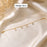 1 Pcs Elegant Gold Pearl Layered Bracelet Rakhi for Women | Adjustable Lumba Rakhi Bhabhi Rakhi Bracelet