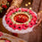 Handmade Floral Ring Platter/Pionee Platter  – Decorative Flower Ring Tray with Artificial Roses  for Wedding, Engagement | Pooja Platter, Center Table Decor,Gifting