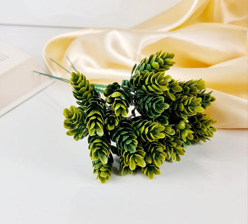 2 Bunch (6 stick in 1 bunch) Artificial Pineapple Grass Stick Decorative Items for Home, Room Decorations, Living Room, Table, Office Decoration, Restaurants, Cafes (Pack of 2 Bunch)