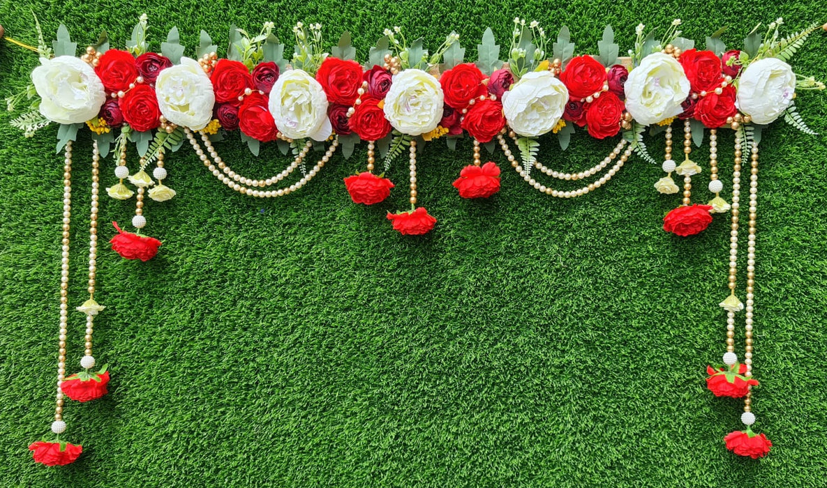(DESIGN 6) SATYAM KRAFT 1 pcs Handmade Bandarwal Toran colourful hanging for decorating your home, Hall, backdrop, Entrance Main door decor for New Year, Inauguration Wedding, Diwali, Navratri, Festival.(Design 5)