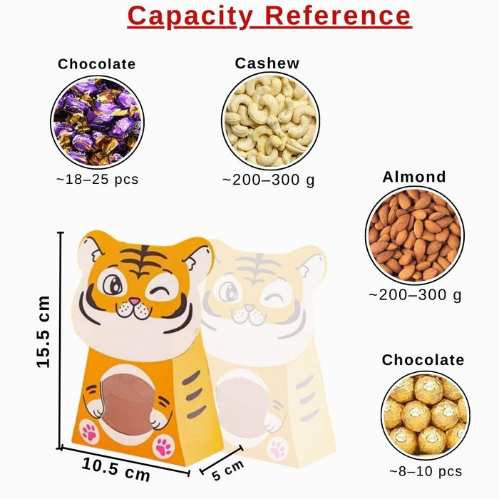 Koala Animal Shape Folding Storage Paper Box, Perfect for Packing Chocolate, Dry Fruits, Birthday, Engagement, Return Gift, Baby Shower, Festivals