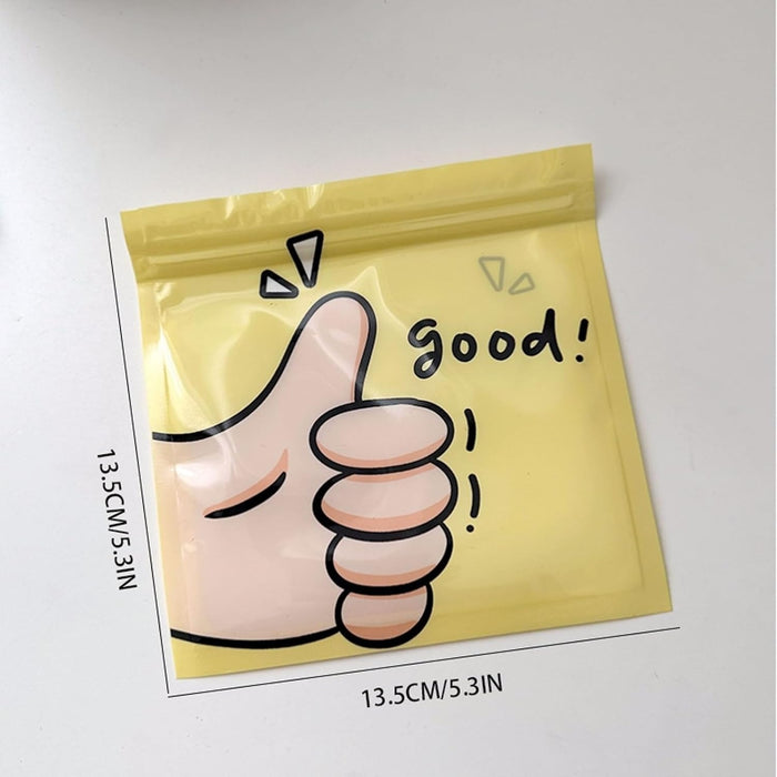 Small Random Color Koren Ziplock Pouches For Gifting, Return Gifts, Birthday, Baby Shower, Party Pouches | Chocolate & Dry Fruit Packing