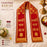 Traditional  Red Ganpati Bappa Morya Khes | Decorative Khes for Ganesh Chaturthi, Ganpati festival