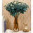 SATYAM KRAFT 3 Pieces of Artificial Eucalyptus Gingko Sticks - Home Decor Plants- Flower Decorative Leaves for Living Room, Valentine's Day Decoration Items (Pack of 3) (No Vase)