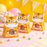Satyam Kraft's Lion Animal Shape Folding Storage Paper Box, Perfect for Packing Chocolate, Dry Fruits, Birthday, Engagement, Return Gift, Baby Shower, Festivals
