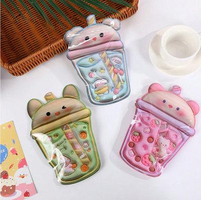 40 Pcs Random Color Sipper Design Ziplock  Pouches For Gifting, Return Gifts, Birthday, Baby Shower, Party Pouches | Chocolate & Dry Fruit Packing