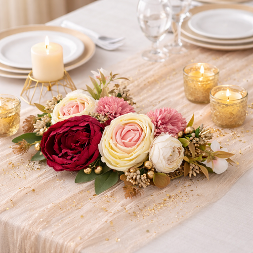 Big Artifical Flower stylish Brooches Ready to use flower bunch for any occation, Ganpati decor, Toran decoration stylish brooches.