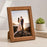 Wooden Frame for Home Decor, Deep Display Memory Frame with Transparent Front, Wall Mount & Table Top Display Case for Bedroom, Wedding, Return Gift, Birthday Gift