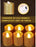 Acrylic Glitter Votive led Candle Tea Light Candle Candle 12 pcs