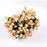 Artificial Golden Pollen Flowers for Tiara Making and Jewelry Making (12 Bunch in 1 Pack)(Golden)